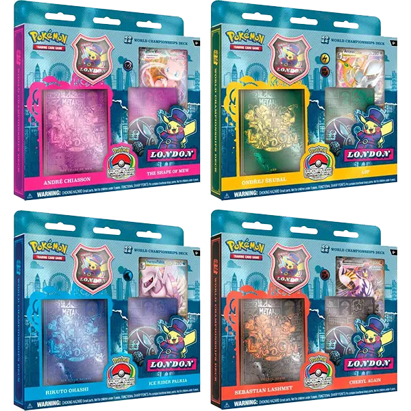 2022 Pokemon World Championships Decks (Set of 4) - Maney Cards