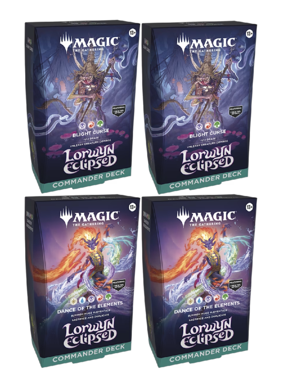 Magic: The Gathering - Lorwyn Eclipsed Commander Deck (4 Count) - Maney Cards