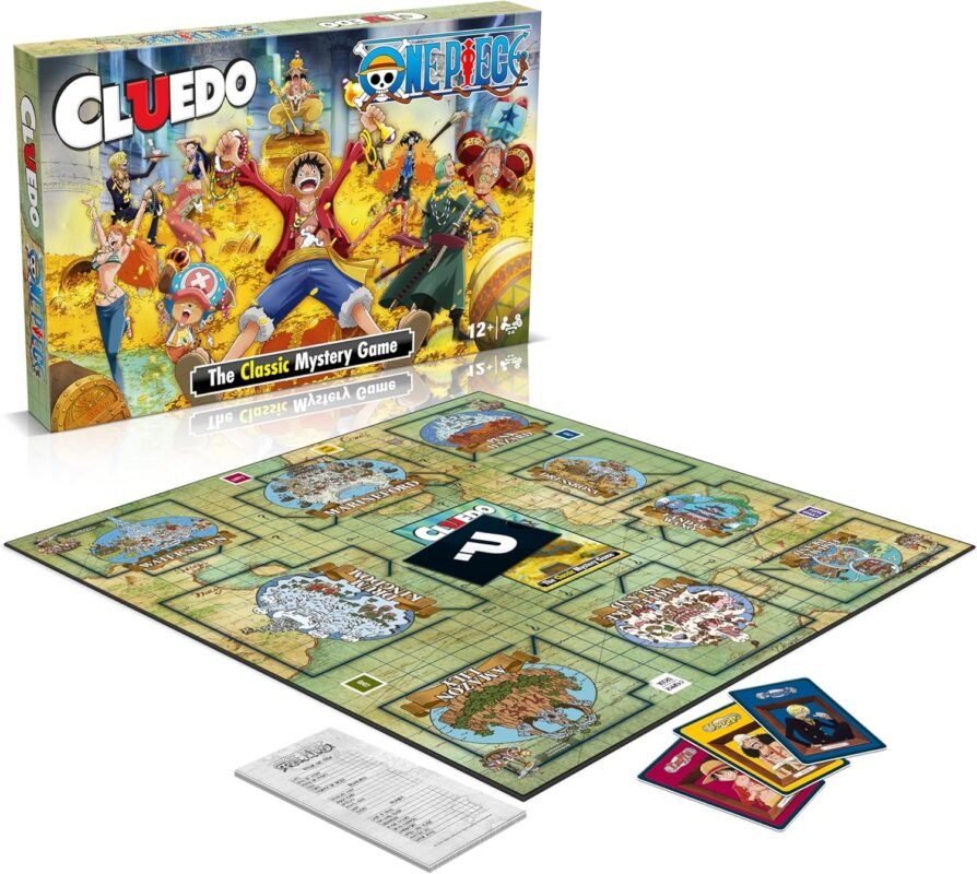 Cluedo One Piece Game - Maney Cards