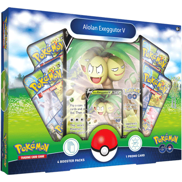 Pokemon GO - Collection Box (Alolan Exeggutor V) - Maney Cards