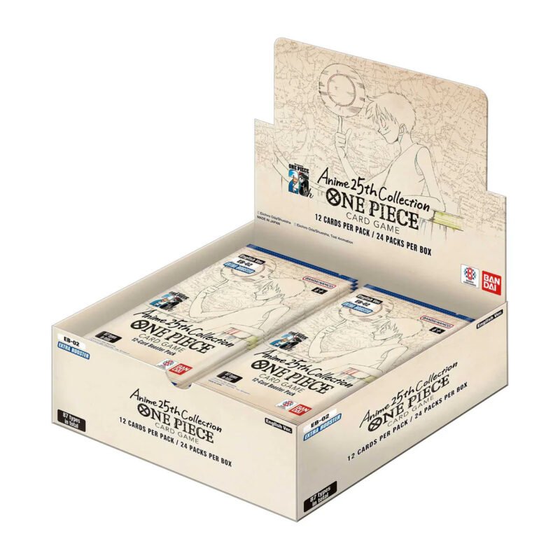 One Piece Card Game: Anime 25th Collection (EB-02) Extra Booster Box - Maney Cards