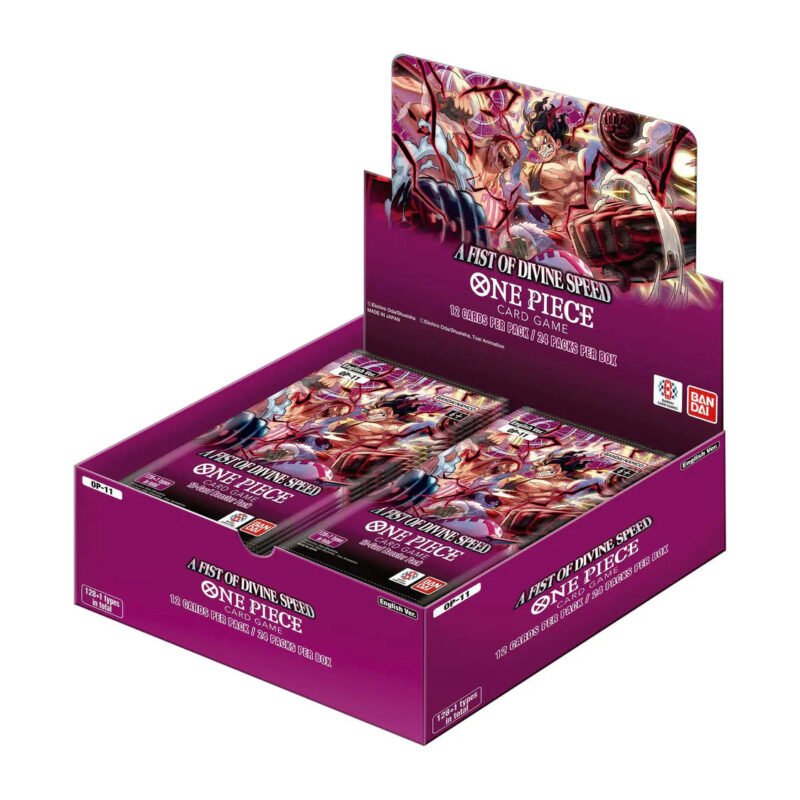 One Piece Card Game: A Fist Of Divine Speed (OP-11) Booster Box - Maney Cards