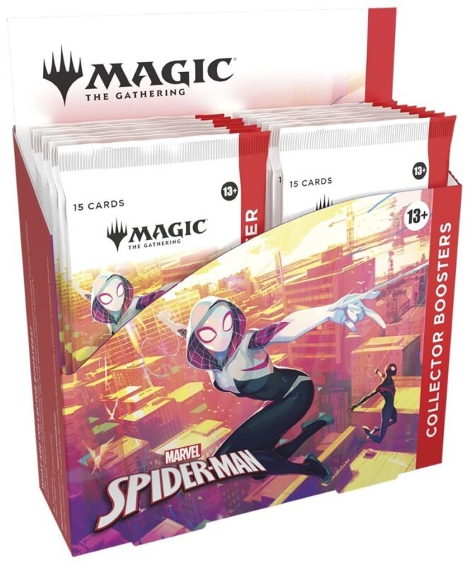 Magic: The Gathering - Marvel Spider-Man Collector Booster (12 Count) - Maney Cards