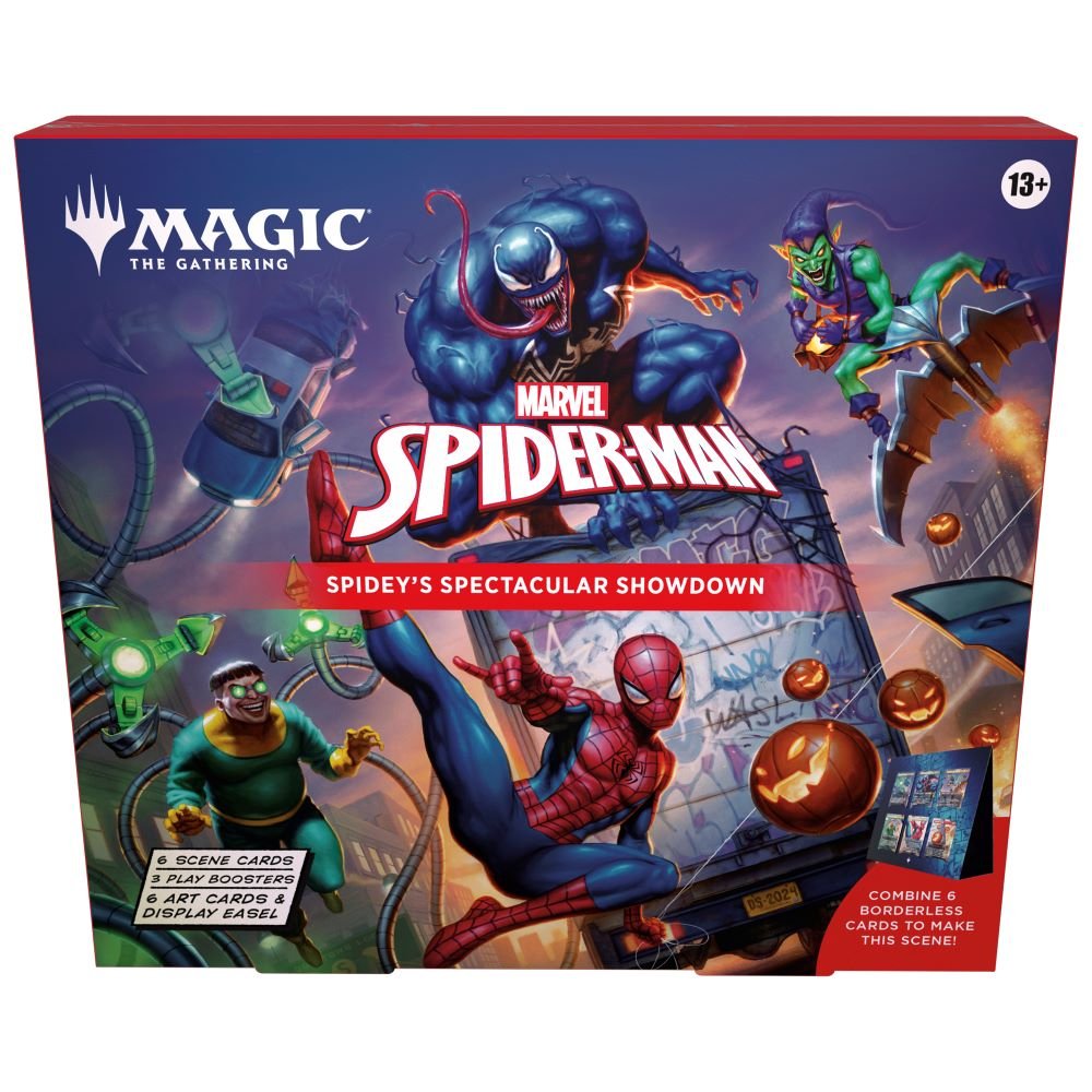 BC_Upload_9c8eb88e-a106-4b6f-95d6-5fbe69db6e8b Magic: The Gathering - Marvel Spider-Man Scene Box - Maney Cards