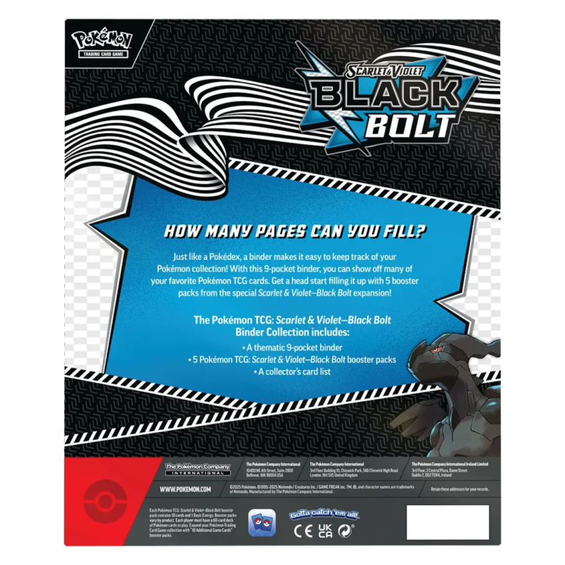 Black Bolt Binder Collection - Maney Cards