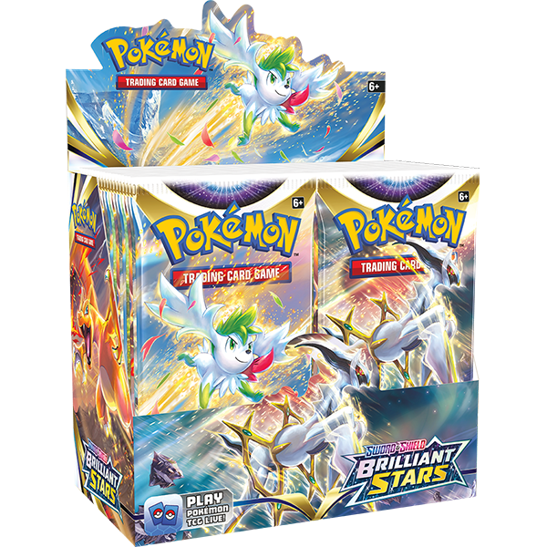 Sword & Shield: Brilliant Stars - Booster Box Display - Maney Cards