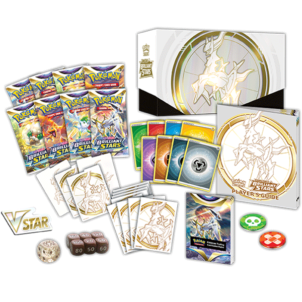Sword & Shield: Brilliant Stars - Elite Trainer Box - Maney Cards
