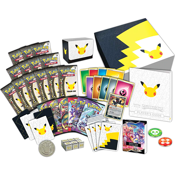 Pokemon - Celebrations: 25th Anniversary - Elite Trainer Box - Maney Cards