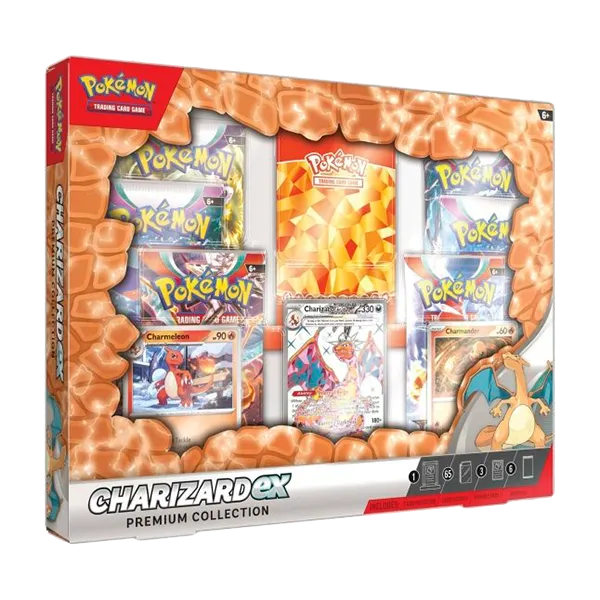 Charizard ex Premium Collection Box - Maney Cards