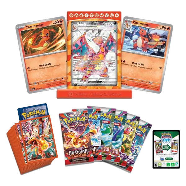 Charizard ex Premium Collection Box - Maney Cards