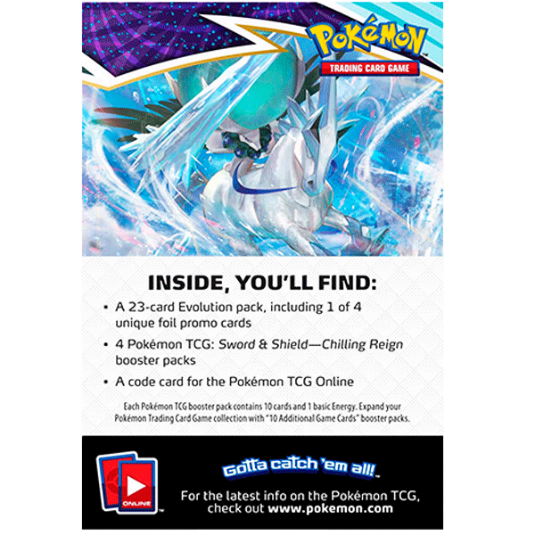 Sword & Shield: Chilling Reign - Build & Battle Box - Maney Cards