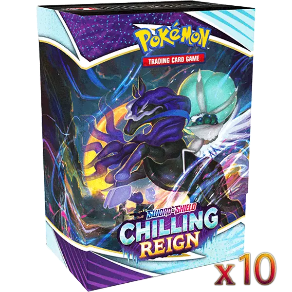 Sword & Shield: Chilling Reign - Build & Battle Box (10 Boxes) - Maney Cards