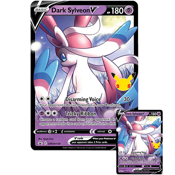 Celebrations Collection (Dark Sylveon V) - Maney Cards