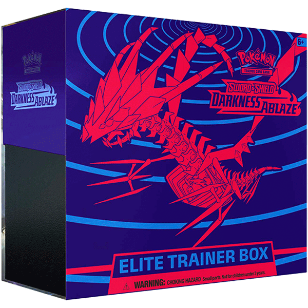 Sword & Shield: Darkness Ablaze - Elite Trainer Box - Maney Cards