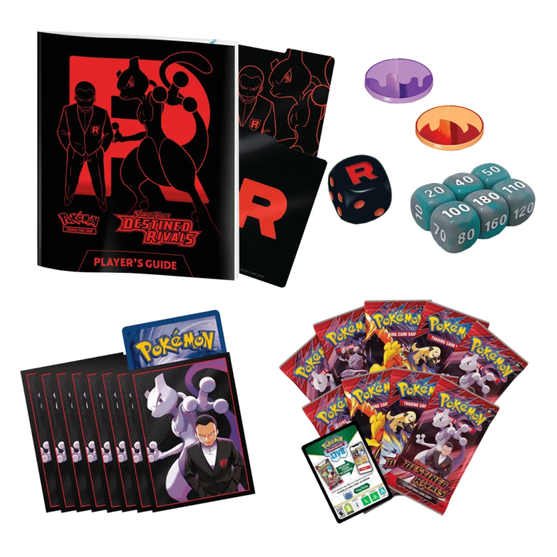 Destined Rivals Elite Trainer Box - Maney Cards
