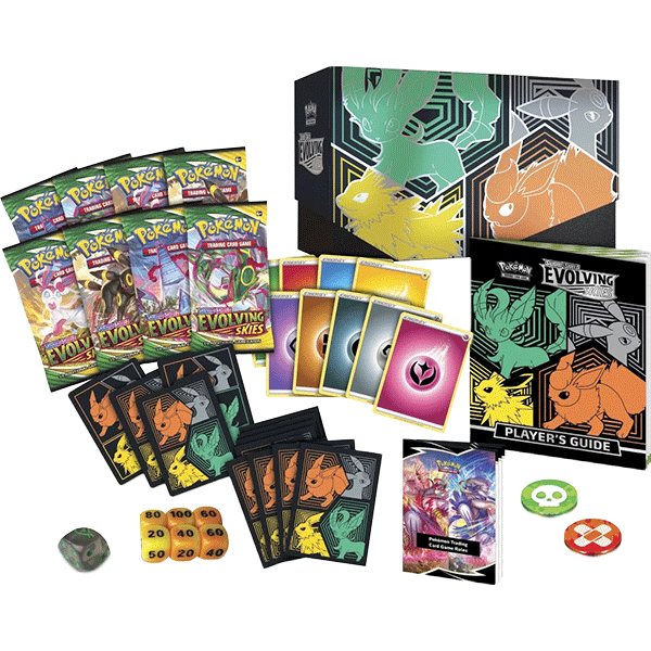 Sword & Shield: Evolving Skies - Elite Trainer Box - Maney Cards