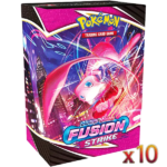 Sword & Shield: Fusion Strike - Build & Battle Box Display (10 Boxes) - Maney Cards