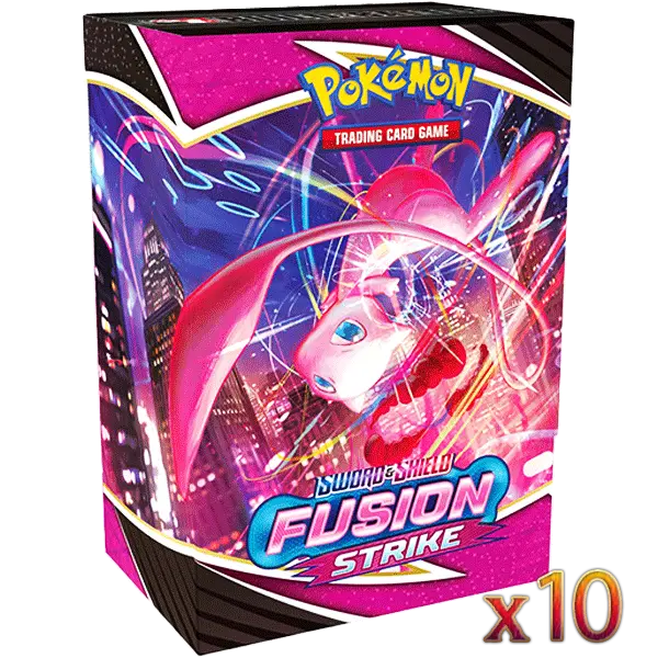 Sword & Shield: Fusion Strike - Build & Battle Box Display (10 Boxes) - Maney Cards