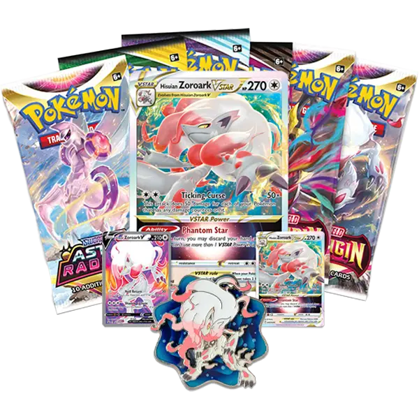 Hisuian Zoroark VSTAR Premium Collection - Maney Cards