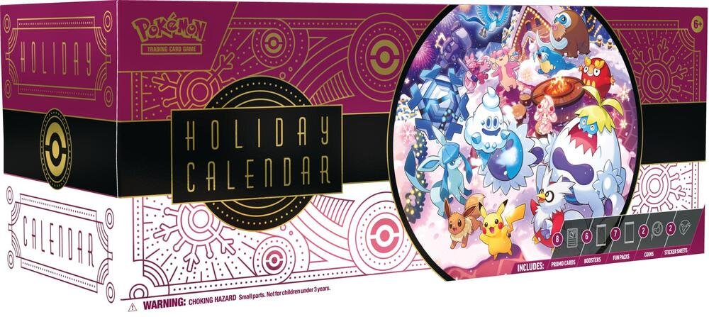 Pokemon Holiday 2025 Calendar - Maney Cards