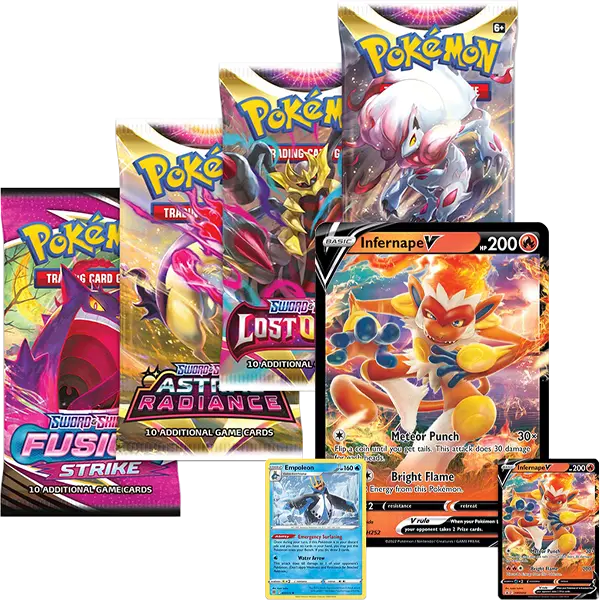 Infernape V Box - Maney Cards