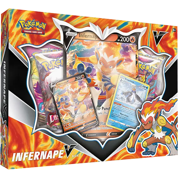 Infernape V Box - Maney Cards