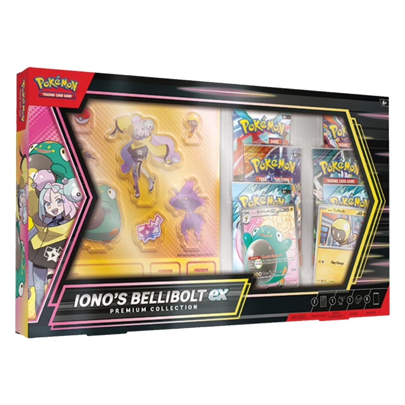 Iono's Bellibolt ex Premium Collection - Maney Cards