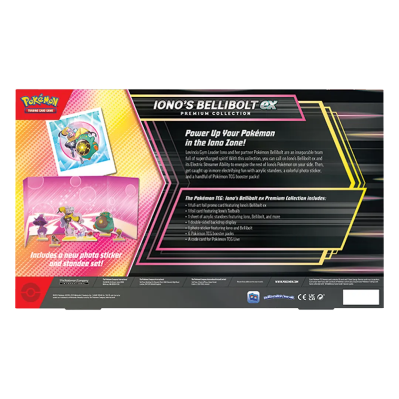 Iono's Bellibolt ex Premium Collection - Maney Cards