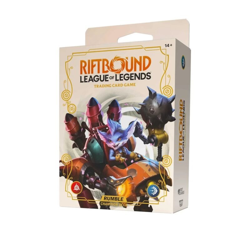 Riftbound: League of Legends TCG - Set Two: Spiritforged Champion Deck - Rumble - Maney Cards