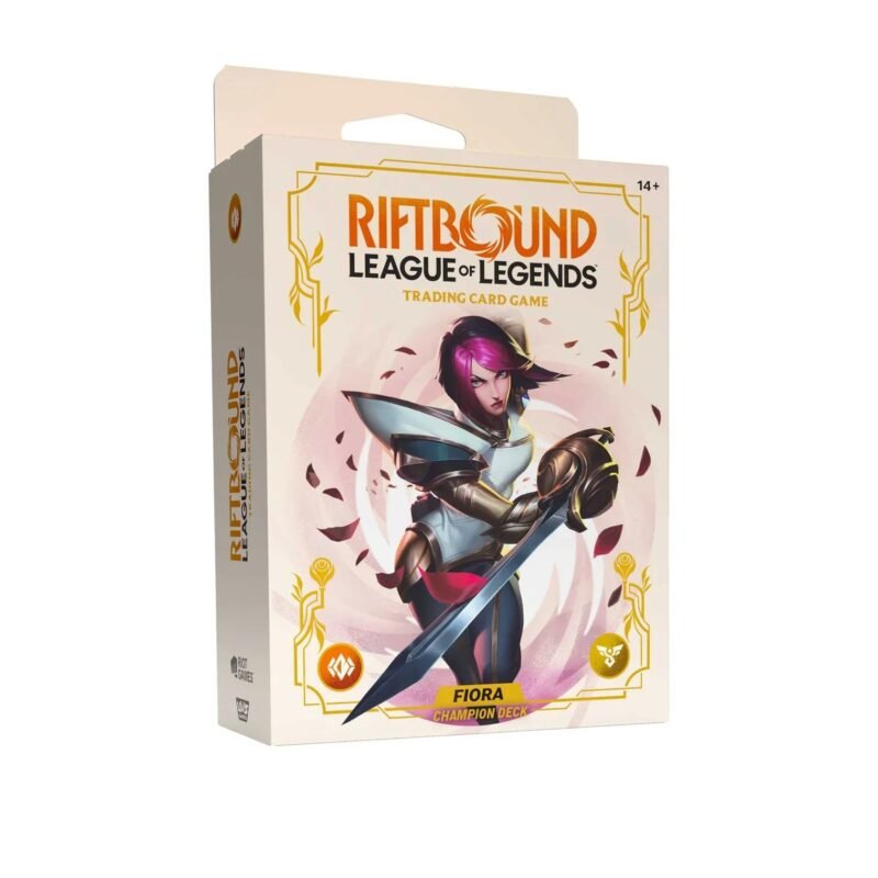 Riftbound: League of Legends TCG - Set Two: Spiritforged Champion Deck - Fiora - Maney Cards
