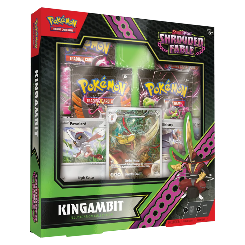 Scarlet & Violet: Shrouded Fable - Illustration Collection [Kingambit] - Maney Cards
