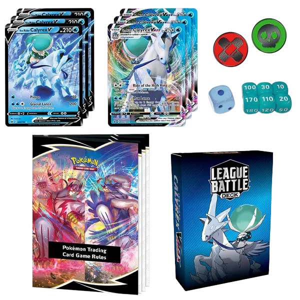 League Battle Deck (Ice Rider Calyrex VMAX) - Maney Cards