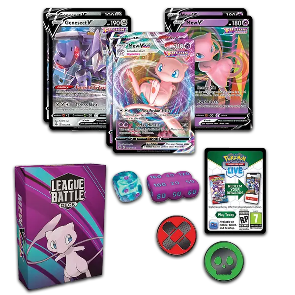 League Battle Deck (Mew VMAX) - Maney Cards