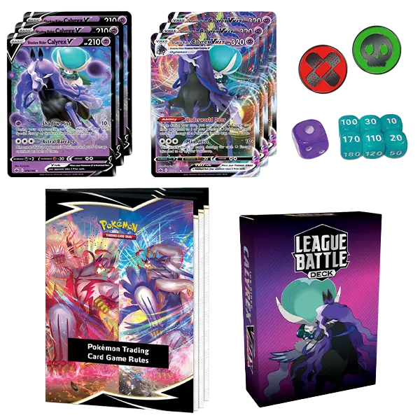League Battle Deck (Shadow Rider Calyrex VMAX) - Maney Cards