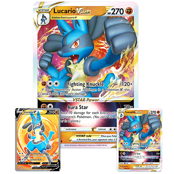 Lucario VSTAR Premium Collection - Maney Cards