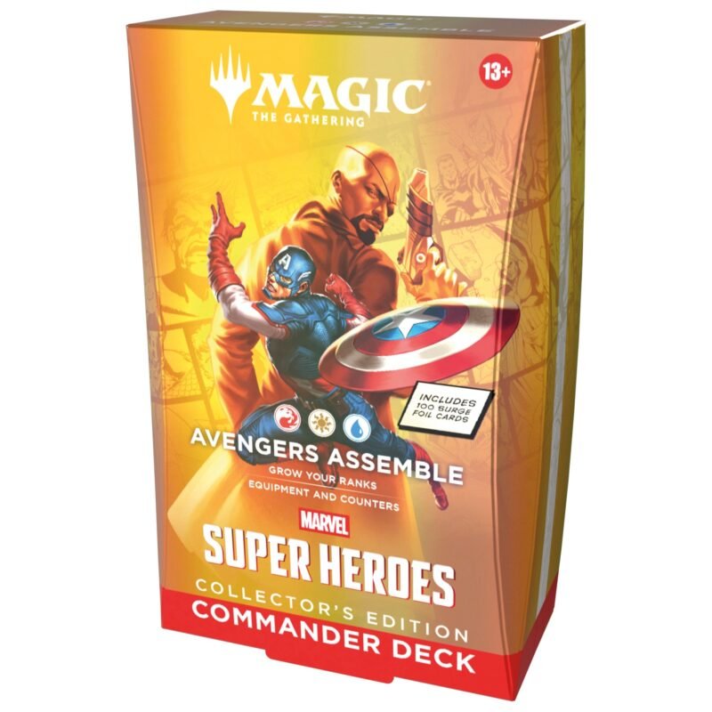 Magic: The Gathering - Marvel Super Heroes Collector Deck - Avengers Assemble - Maney Cards