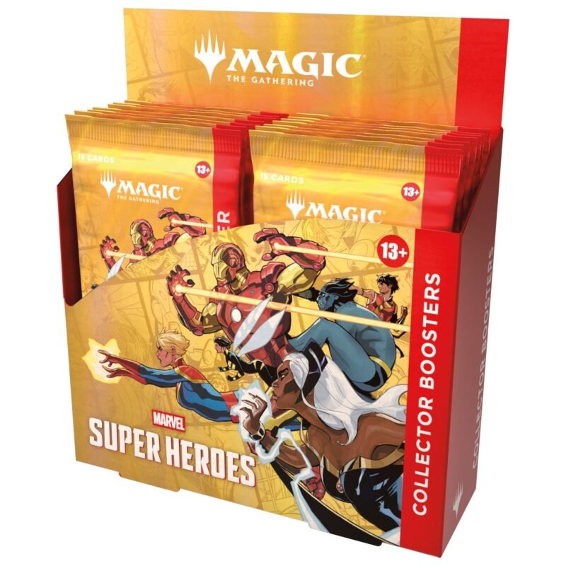 Magic: The Gathering - Marvel Super Heroes  Collector Booster (12 Count) - Maney Cards