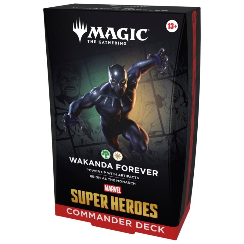 Magic: The Gathering - Marvel Super Heroes Commander Deck - Wakanda Forever - Maney Cards