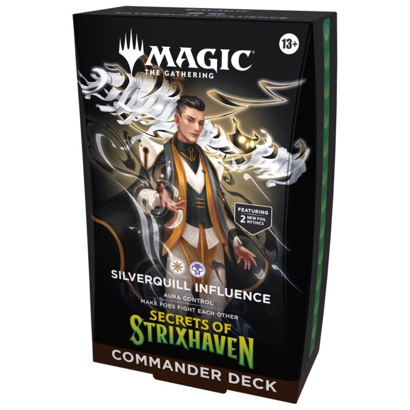 Magic: The Gathering Secrets of Strixhaven Commander Deck - Silverquill Influence - Maney Cards