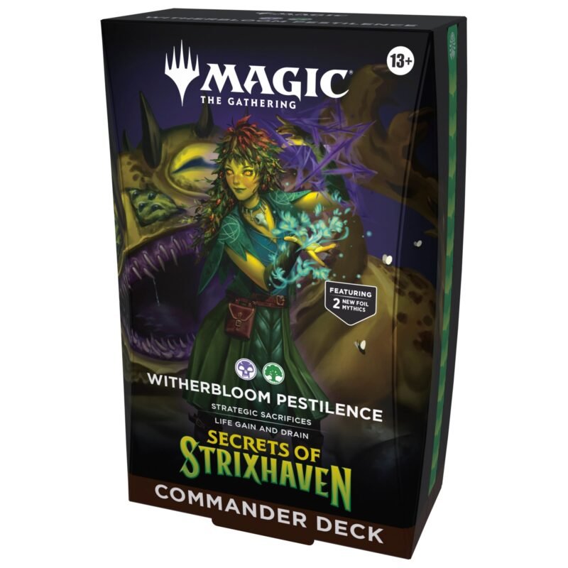 Magic: The Gathering Secrets of Strixhaven Commander Deck - Witherbloom Pestilence - Maney Cards