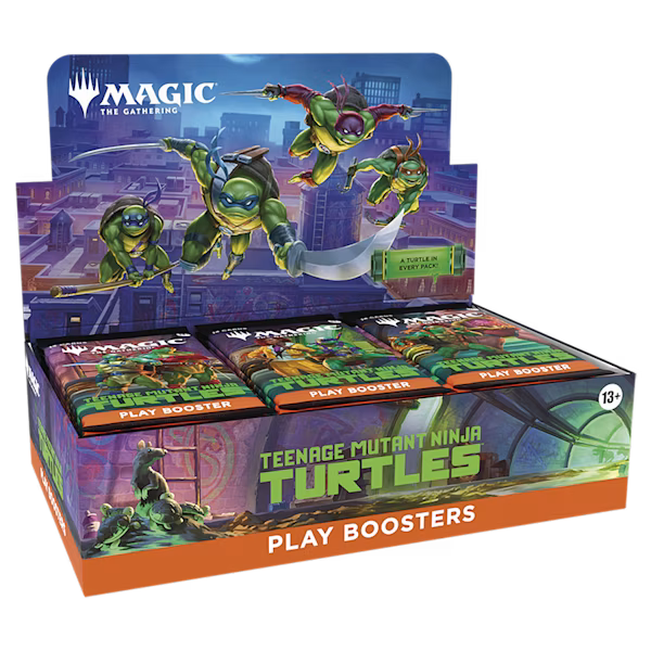 Magic: The Gathering - Teenage Mutant Ninja Turtles Play Booster Display - Maney Cards