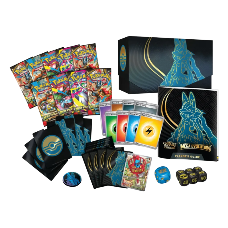 Mega Evolution Elite Trainer Box [Lucario] - Maney Cards