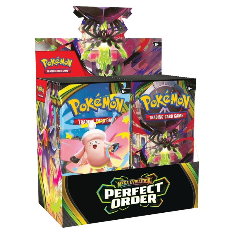 Mega Evolution: Perfect Order - Booster Box - Maney Cards