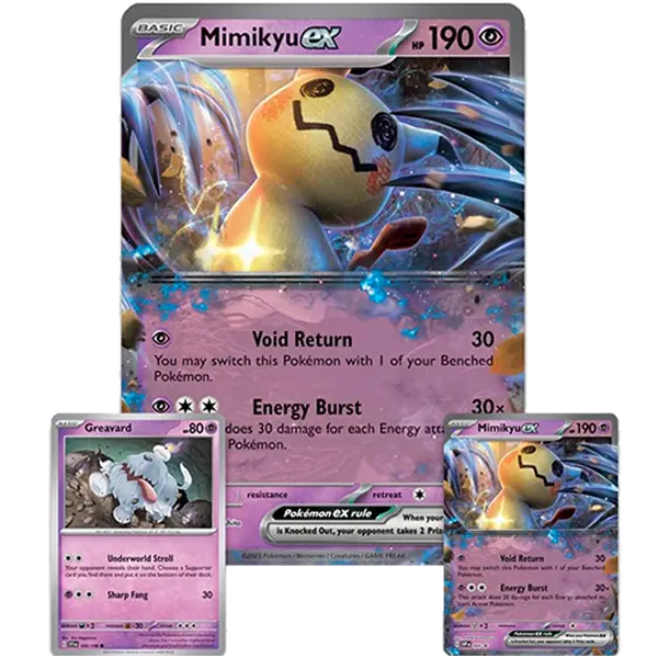 Mimikyu EX Box - Maney Cards