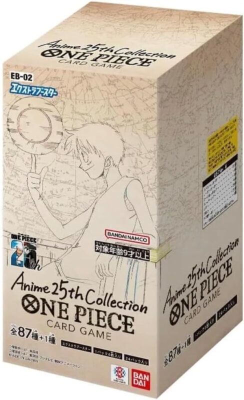 One Piece Card Game: Anime 25th Collection (EB-02) Extra Booster Box [JP] - Maney Cards