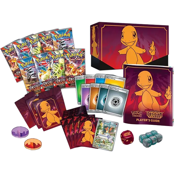 Scarlet and Violet: Obsidian Flames - Elite Trainer Box - Maney Cards