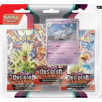 Scarlet and Violet: Obsidian Flames - 3 Pack Blister (Houndstone) - Maney Cards