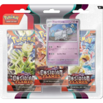 Scarlet and Violet: Obsidian Flames - 3 Pack Blister (Houndstone) - Maney Cards