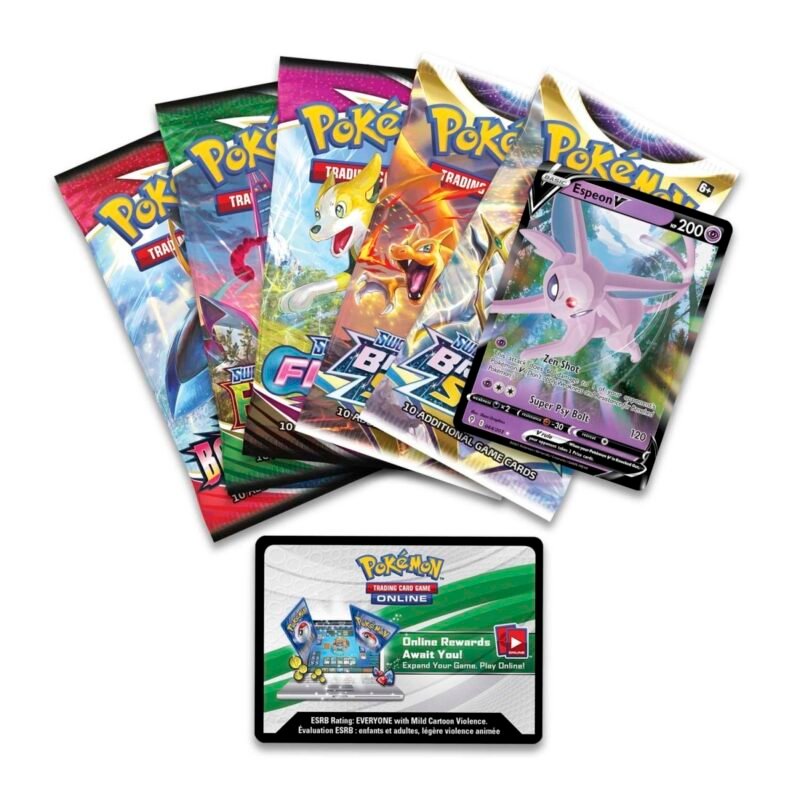 V Heroes Tin - Espeon V - Maney Cards