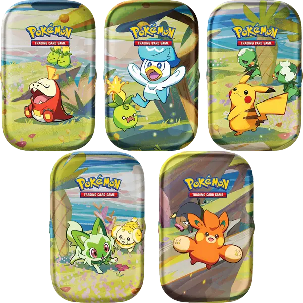 Paldea Friends - Mini Tins (Set of 5) - Maney Cards